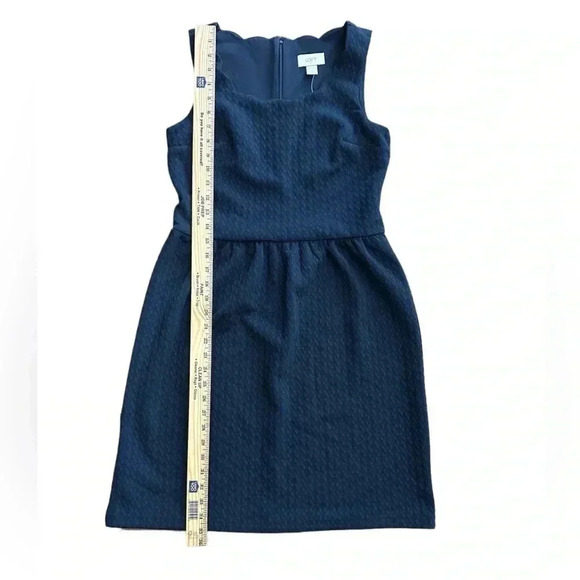 NWT LOFT Dress Size 2 Navy Blue Stretch Casual Office Work Interview - Picture 6 of 7